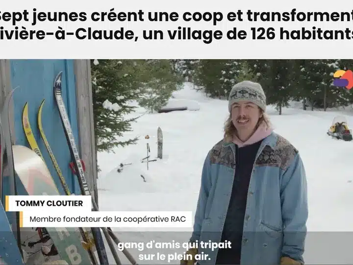 Des jeunes qui transforment un village en Gaspésie